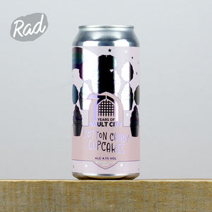 Vault City Cotton Candy Cupcakes