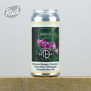 Arpus x Mortalis Alphonso Mango x Coconut x Sticky Rice x Pineapple Smoothie Sour Ale