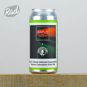 Arpus x Northern Monk Krush x Hand-selected Superdelic x Mosaic Cascadian Dark Ale