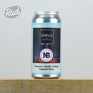 Arpus x Nerdbrewing Coconut Vanilla & Maple Imperial Stout Arpus x Nerdbrewing Coconut Vanilla & Maple Imperial Stout
