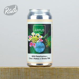 Arpus x Celestial Beerworks QDH Peacharine x Citra x Rakau x Strata TIPA