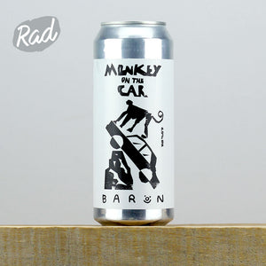 Baron Monkey On The Car