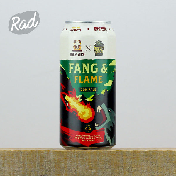 Brew York x Green Gold Fang & Flame
