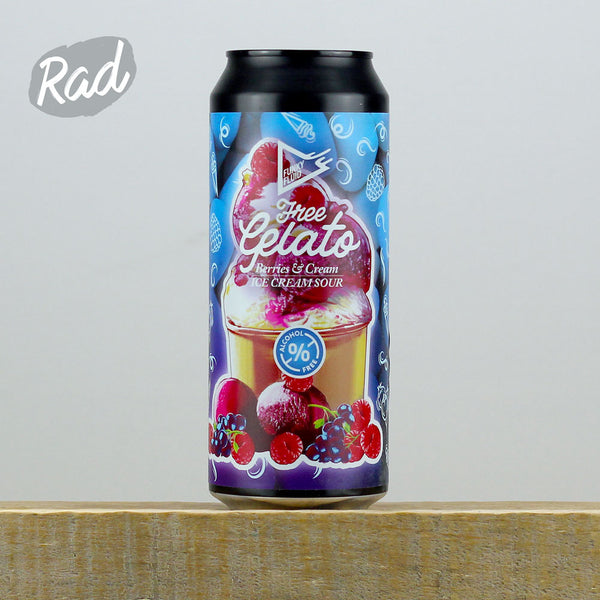 Funky Fluid Free Gelato Berries & Cream