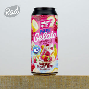 Funky Fluid Free Gelato: Raspberry Banana Shake