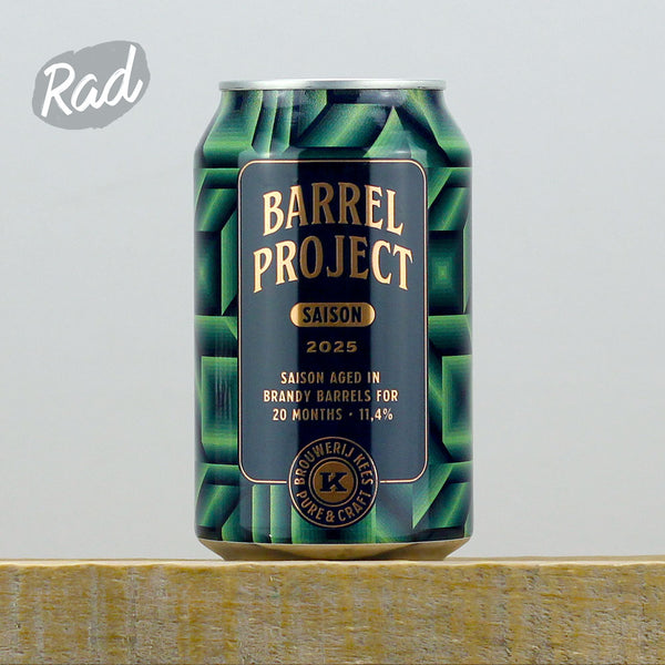 Kees Barrel Project 2025 Dark Saison Aged In Brandy Barrels