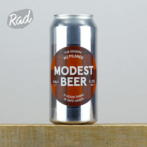 Modest Beer The Eggers' NZ Pilsner