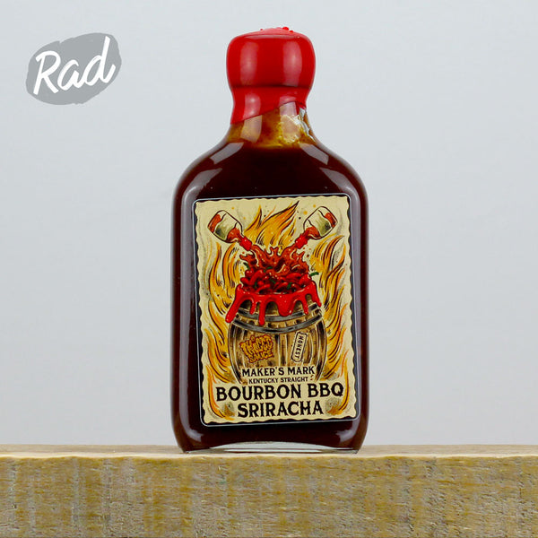 Thiccc Sauce Makers Mark Kentucky Straight Bourbon BBQ Sriracha