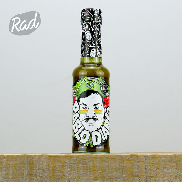 Tubby Tom's Pablo Diablo - Award Winning Jalapeno, Lime x Coriander Hot Sauce