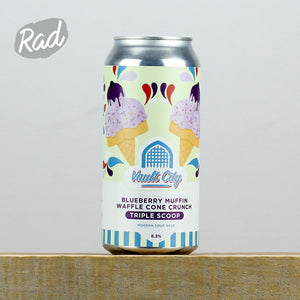 Vault City Blueberry Muffin Waffle Cone Crunch Triple Scoop Vault City Blueberry Muffin Waffle Cone Crunch Triple Scoop